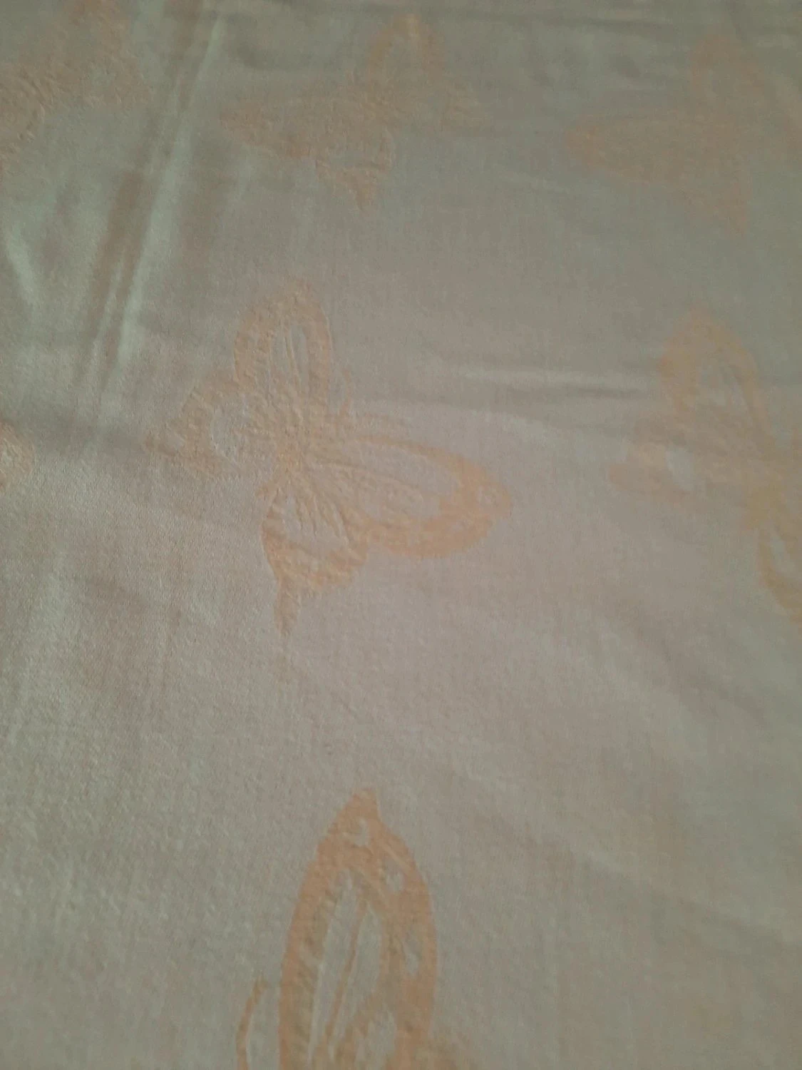 🙏 Tablecloth in Coton damassé 190 x 150 cm. – photo 4